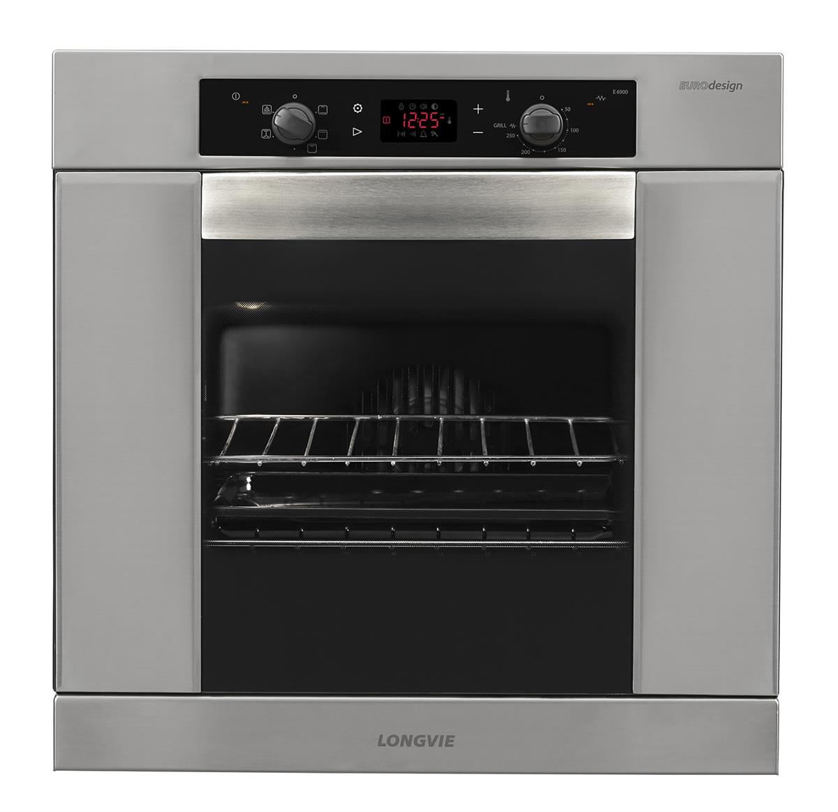 Horno El Ctrico Longvie Euro Design X Inox Multipoint