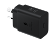 Adaptador Samsung 25W USB tipo C Negro con cable