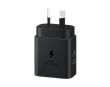 Adaptador Samsung 25W USB tipo C Negro con cable
