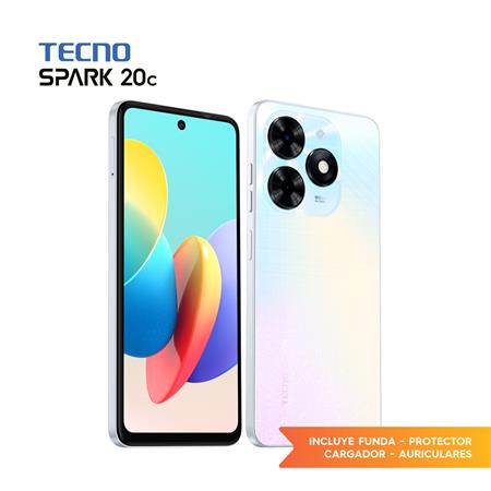 Celular Tecno Spark 20C 256/4GB Mistery White