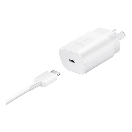 Adaptador Samsung de carga rápida Blanco 15W con cable 