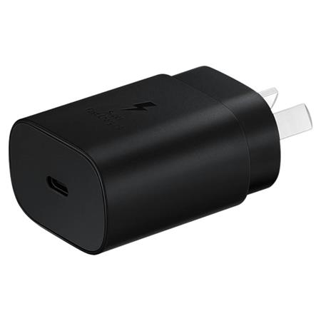 Cargador Samsung Travel Adapter SFC USB-C (25w) Black sin cable