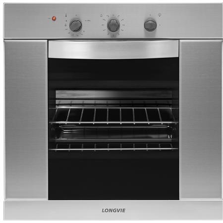 Horno a Gas Longvie 60x60 68 lts Multigas Acero Inox H1900XF