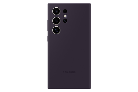Funda de silicona Samsung Galaxy S24 Ultra Violeta Oscuro