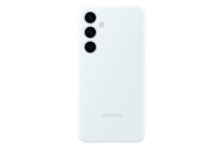 Funda de silicona Samsung Galaxy S24+ Blanco