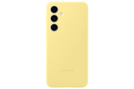 Funda de silicona para Samsung Galaxy S24 FE Yellow